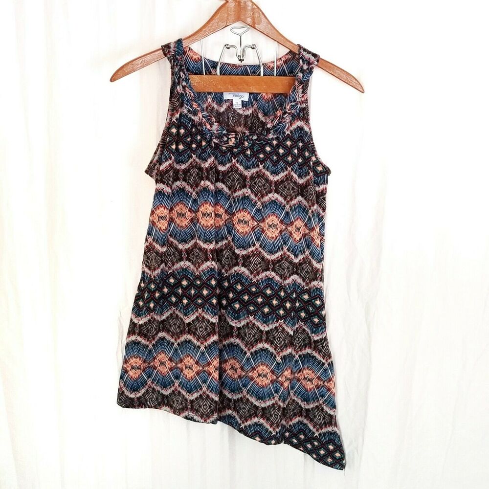 Multicolored Woman's Sleeveless Top